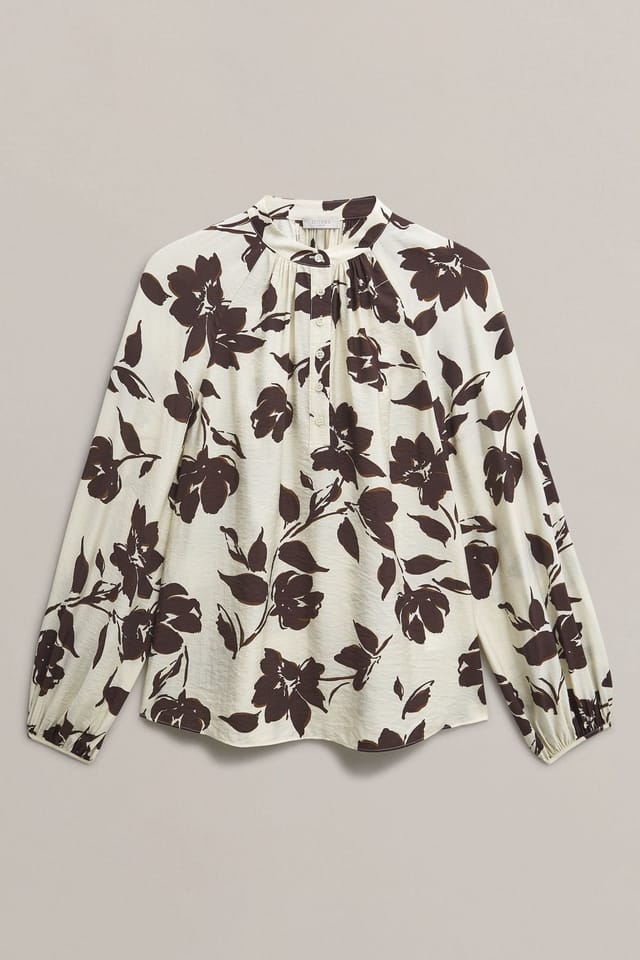 Hobbs London Hobbs London Women's Sherry Blouse in Ecru - 2