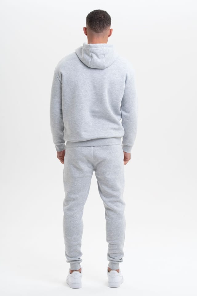 Discipline 365 Discipline 365 Men's Discipline Slim Fit Joggers with Cuff Detail & Pockets in Grey - 3
