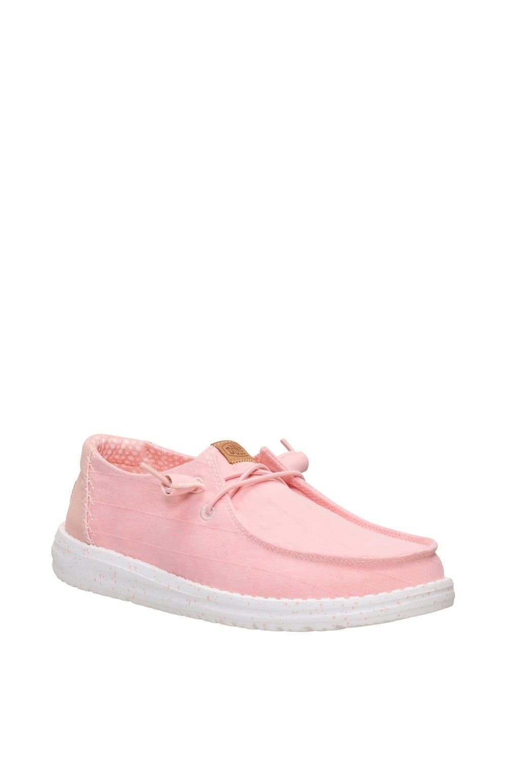 Hey Dude Hey Dude Women's Wendy Chambray Grid in Pale Pink