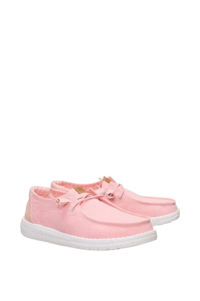Hey Dude Hey Dude Women's Wendy Chambray Grid in Pale Pink - 3
