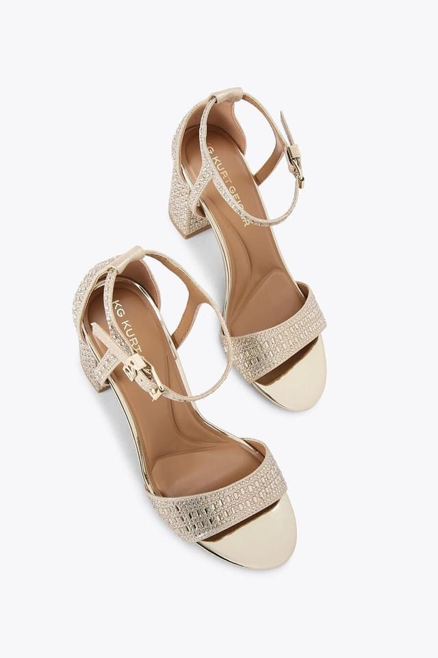 KG Kurt Geiger KG Kurt Geiger Women's 'Faryn Bling2' Heels in Gold - 2