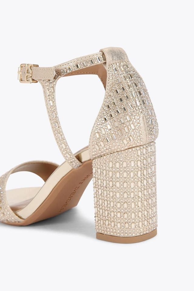 KG Kurt Geiger KG Kurt Geiger Women's 'Faryn Bling2' Heels in Gold - 3
