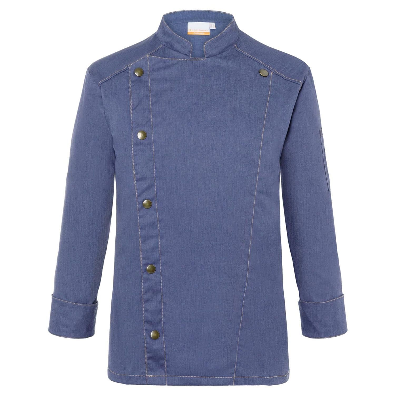 Karlowsky Karlowsky Men's Blue Denim Look Chef Jacket