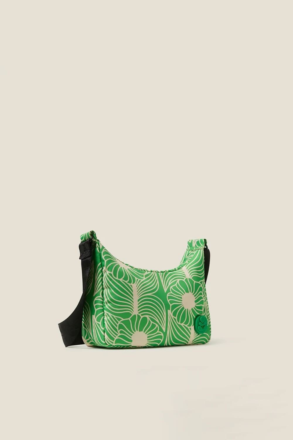 Orla Kiely Orla Kiely Women's Ratio Small Hobo Bag - Moonflower Spring Green - 4