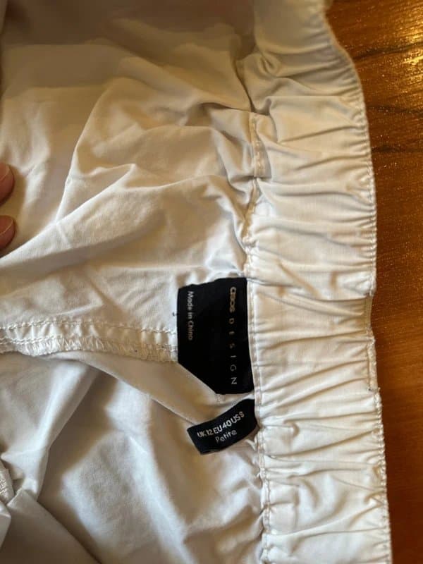 ASOS ASOS white cargo pants