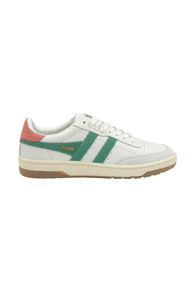 Gola Classics Gola Classics Women's 'Falcon' Leather Lace-Up Trainers in White - 2