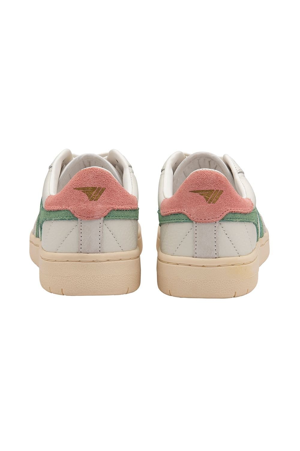Gola Classics Gola Classics Women's 'Falcon' Leather Lace-Up Trainers in White - 4