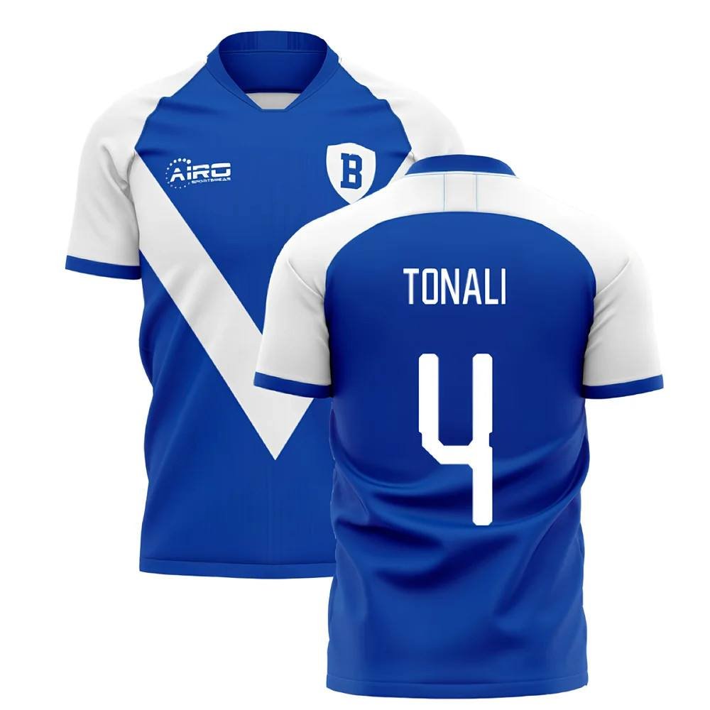 Brescia Brescia Men's 2025/26 Home Concept Shirt Tonali in Blue - 2