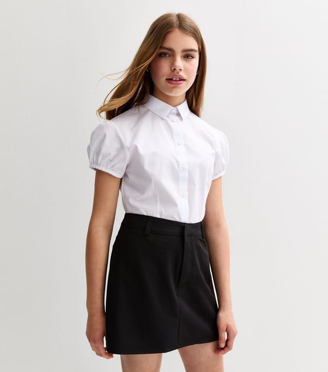 New Look Girls' Black Tube School Skort New Look - 3