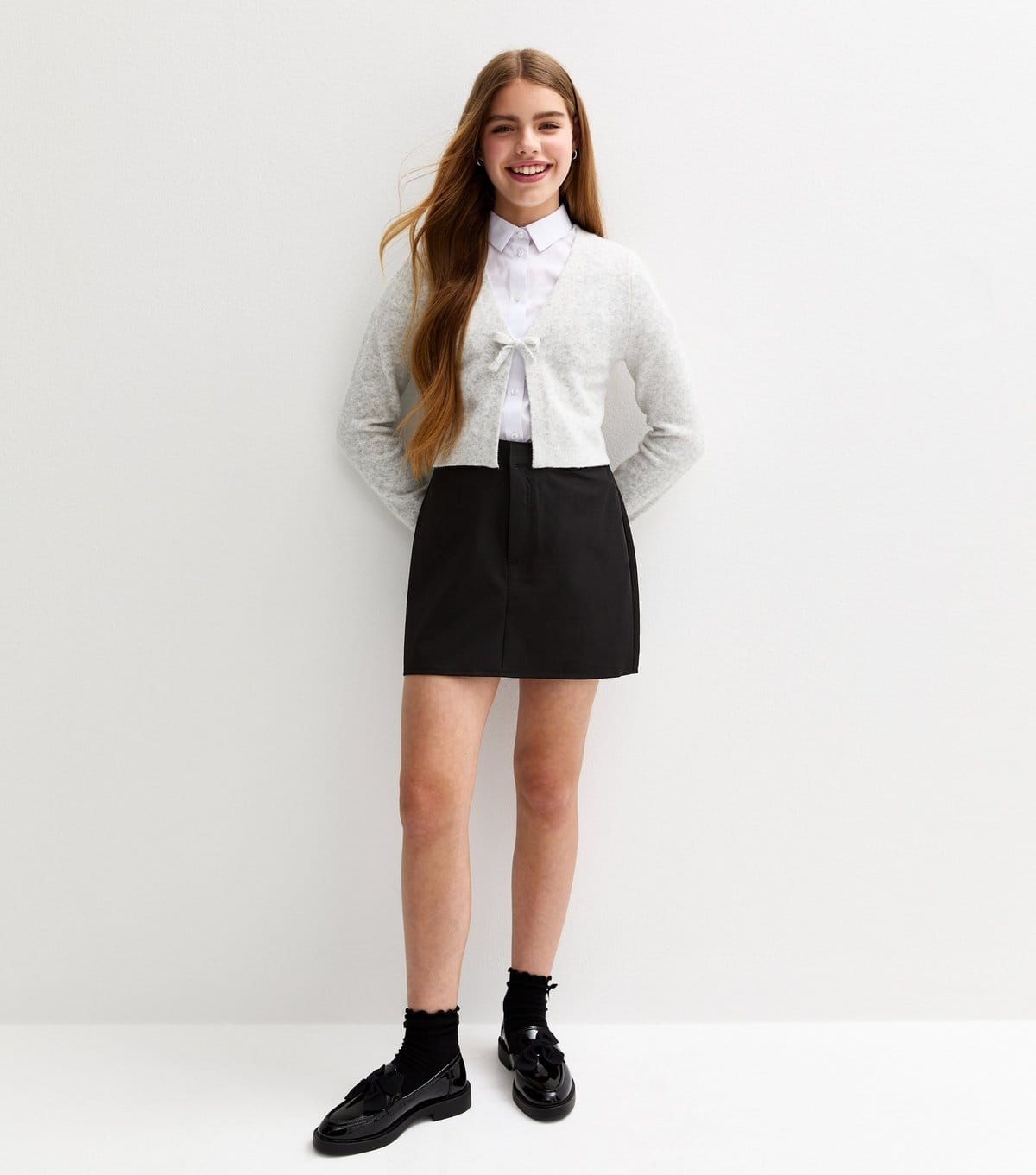 New Look Girls' Black Tube School Skort New Look - 4