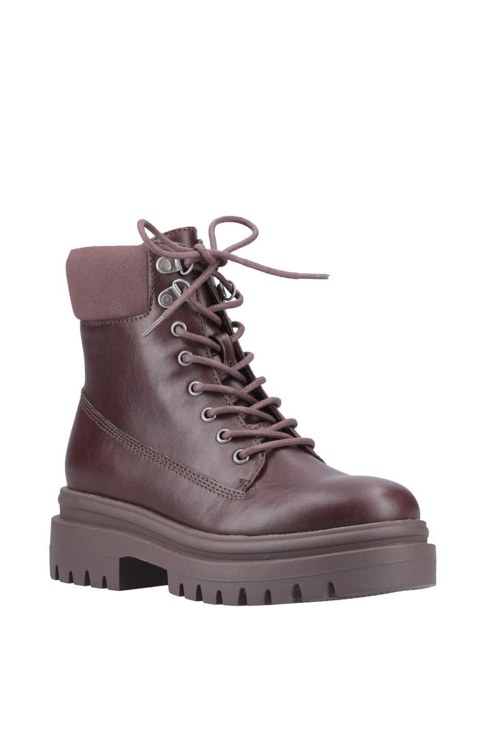 Rocket Dog Rocket Dog Women's Danie Lug Boots in Dark Brown