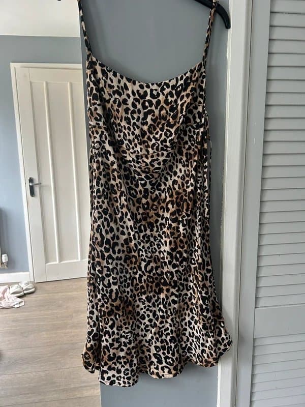 Bershka Leopard print dress