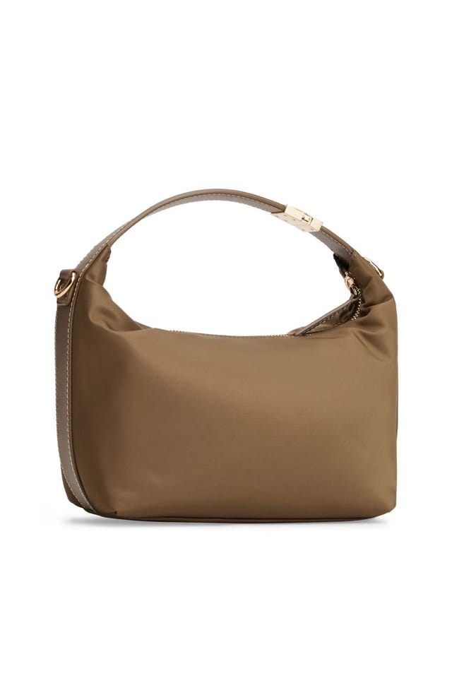 Tommy Hilfiger Tommy Hilfiger Women's TH Go Crossover Nylon Nordic Taupe - 2