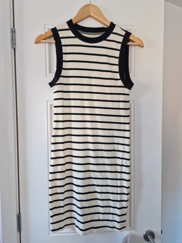 ASOS ASOS Ribbed Striped Mini Tank Dress