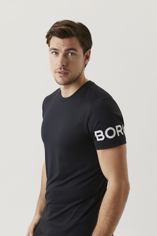 Bjorn Borg Bjorn Borg Men's Designer Sports Running T-Shirt in Black - 3