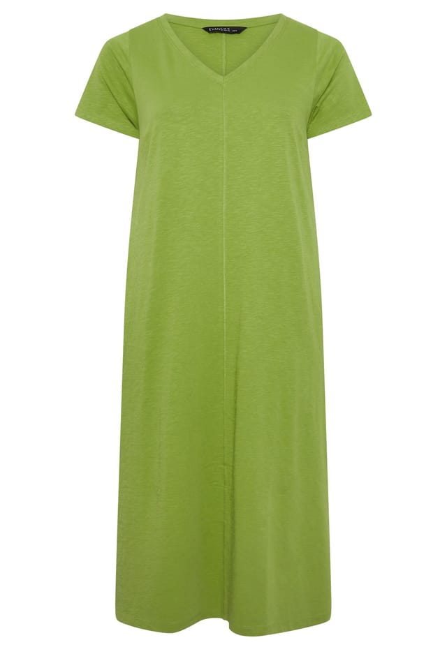 Evans Evans Women's 2 Pack Cotton Midi Dresses - 3