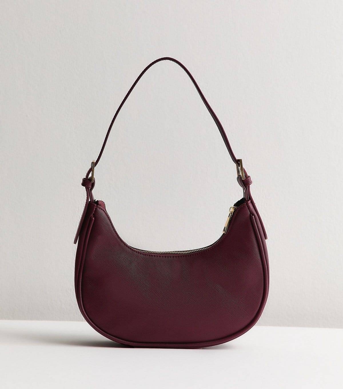New Look Burgundy Faux Leather Shoulder Bag New Look - 4