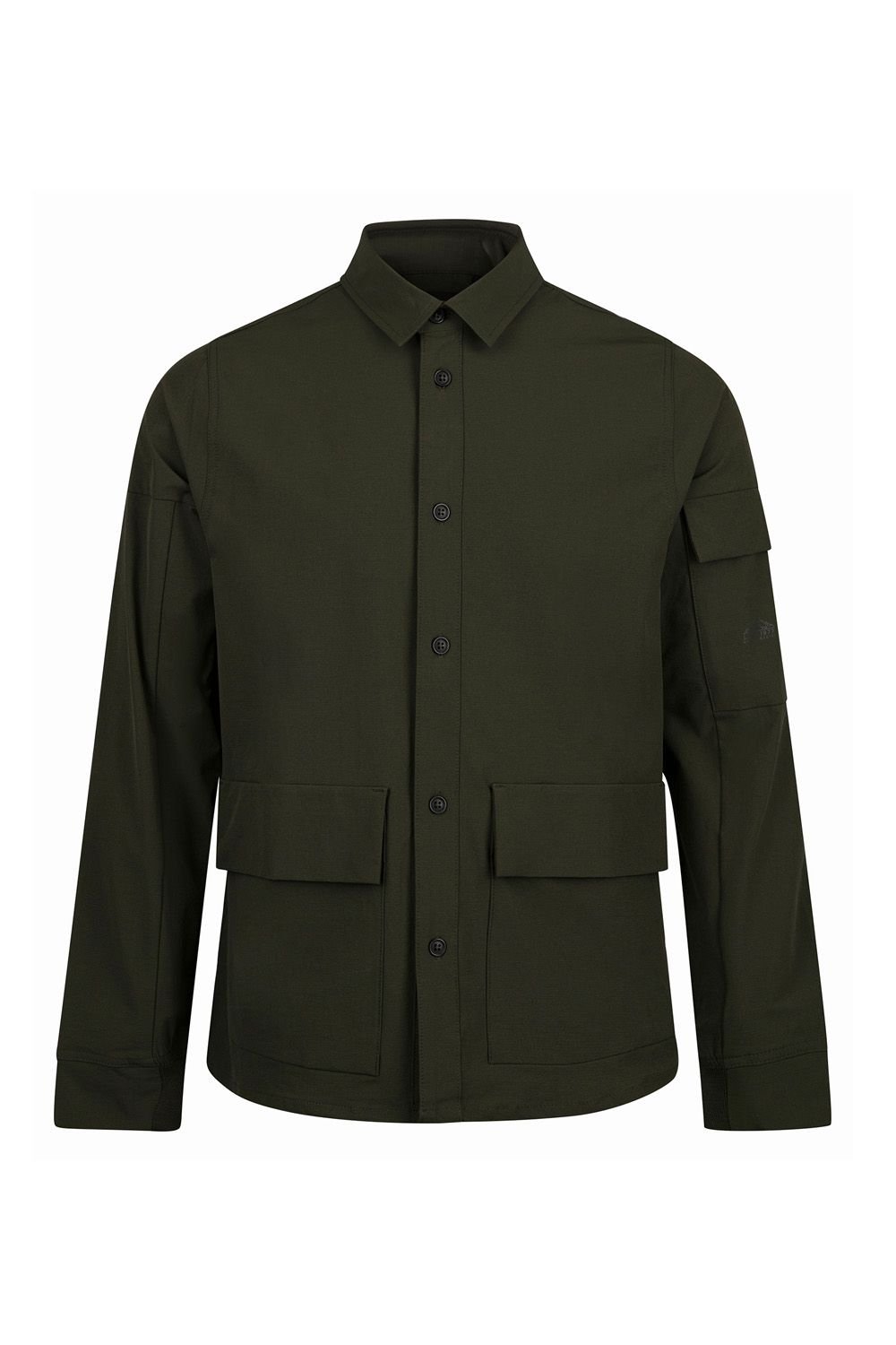 Luke 1977 Luke 1977 Men's Canavese Tech Shirt in Dark Green - 4
