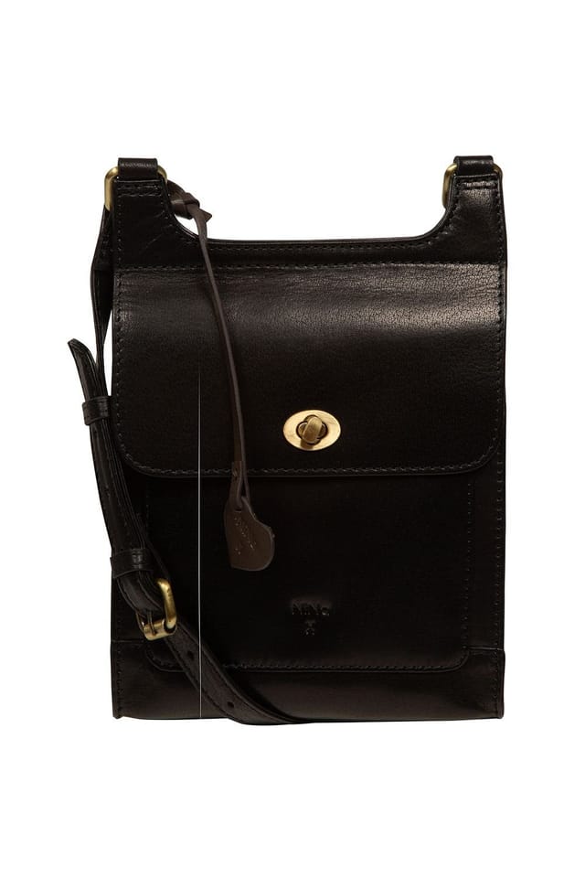 NiNa Amora NiNa Amora Women's 'Elisa' Leather Cross Body Bag in Black - 2