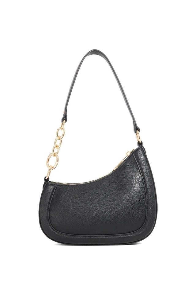 Dune London Dune London Women's 'Direction' Suede Shoulder Bag in Black - 2