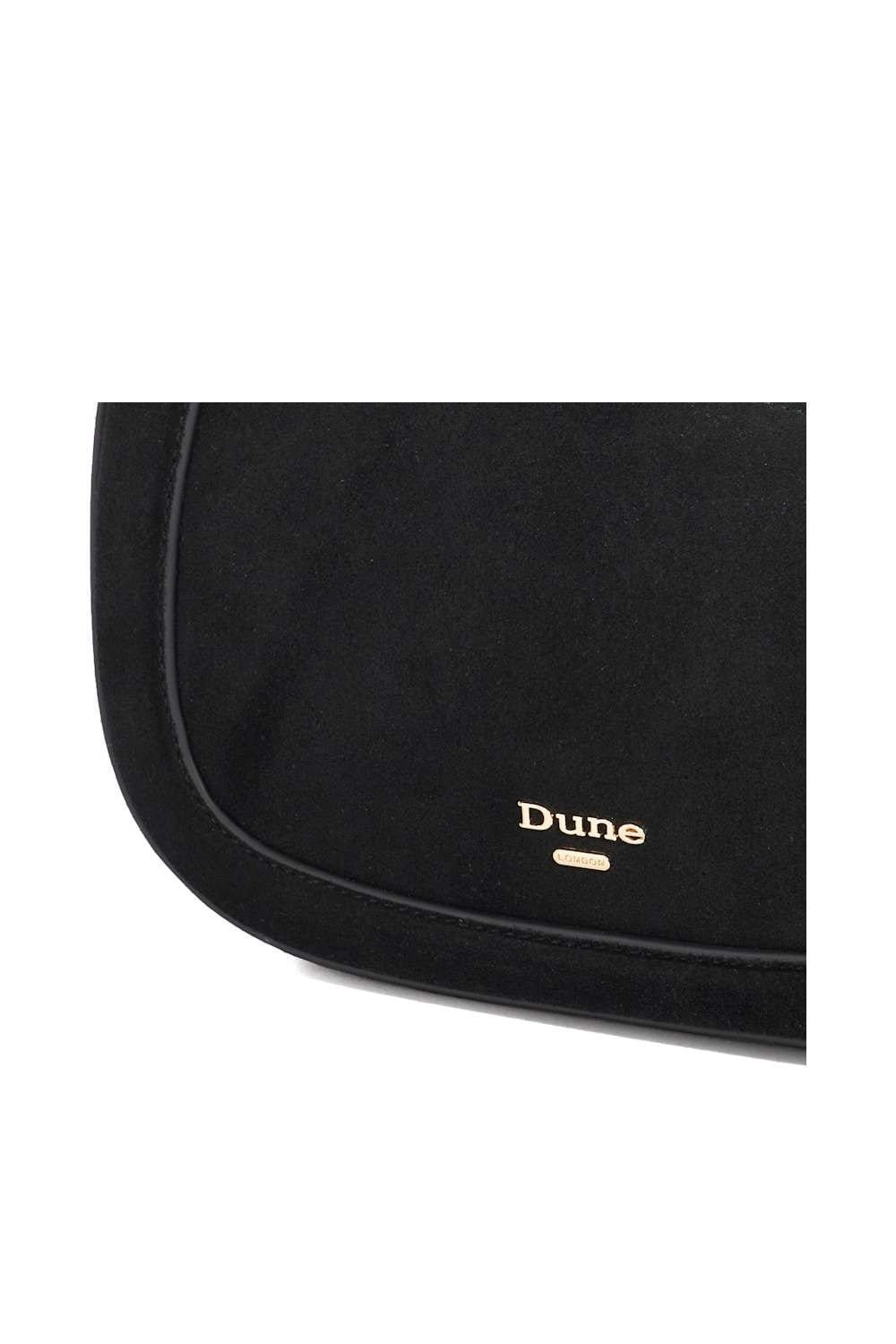 Dune London Dune London Women's 'Direction' Suede Shoulder Bag in Black - 4