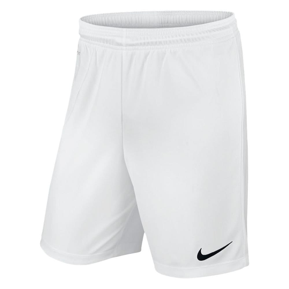 Nike Men's Park II Knitted Football Shorts in White