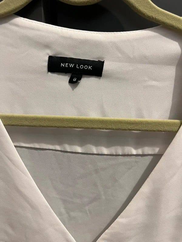 New Look New Look Chiffon Blouse White - 1