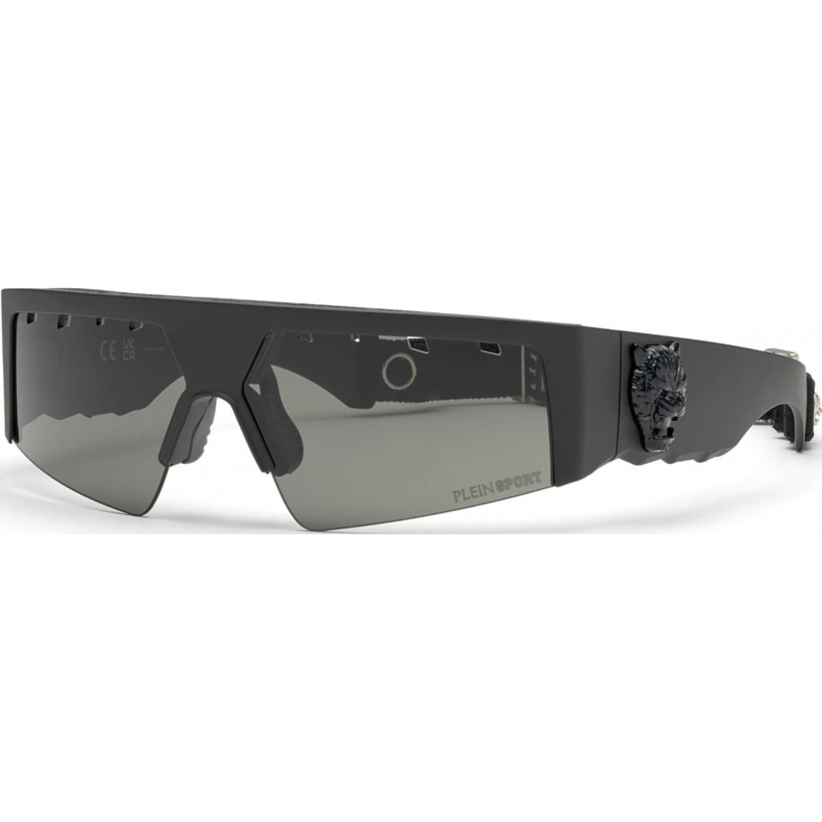 Plein Sport Plein Sport Men's SSP006V710U28 Square/Rectangle Sunglasses in Black