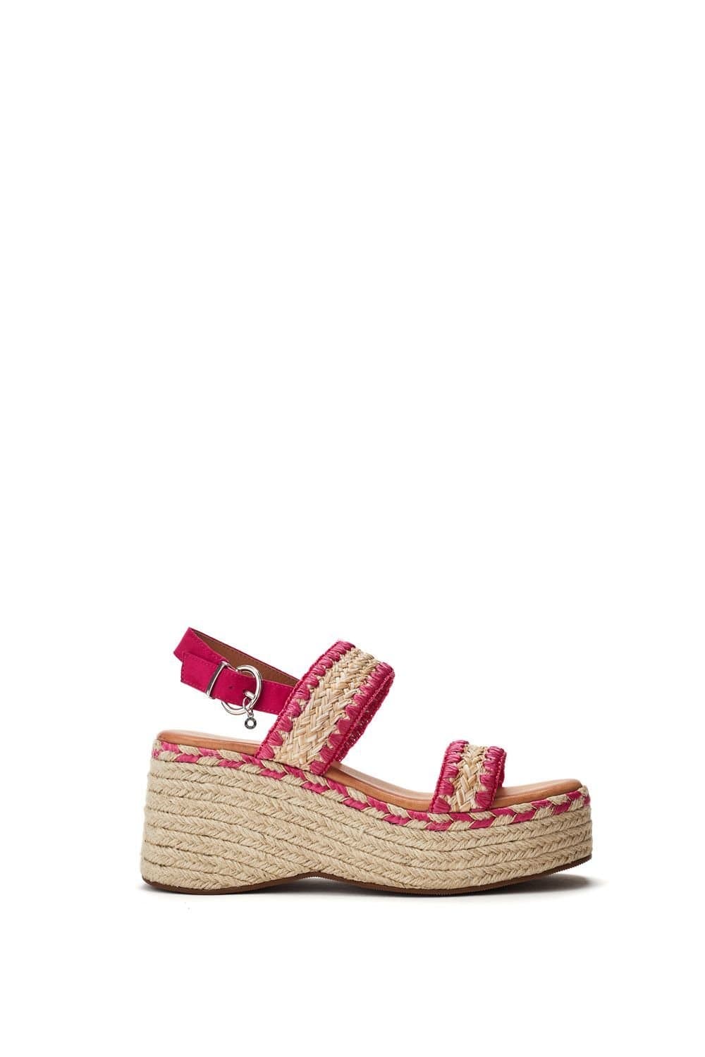 Moda in Pelle Moda In Pelle Women's 'Kelila' Textile Wedges in Pink