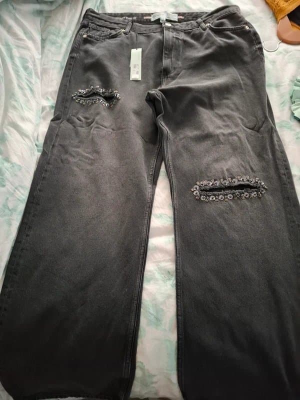 River Island Wide leg jeans a twist