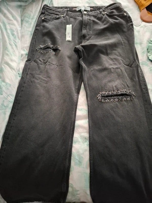 River Island Wide leg jeans a twist - 1