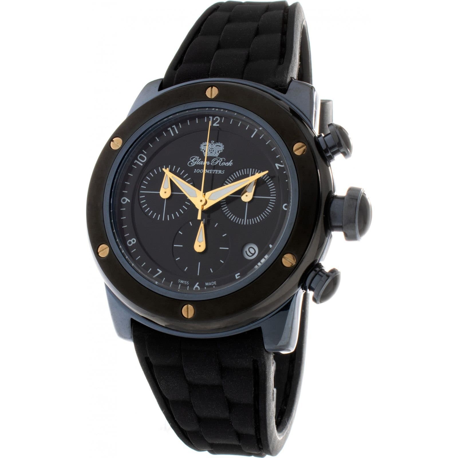 Glam Rock Glam Rock Women's GR50112 42mm Quartz Watch in Black