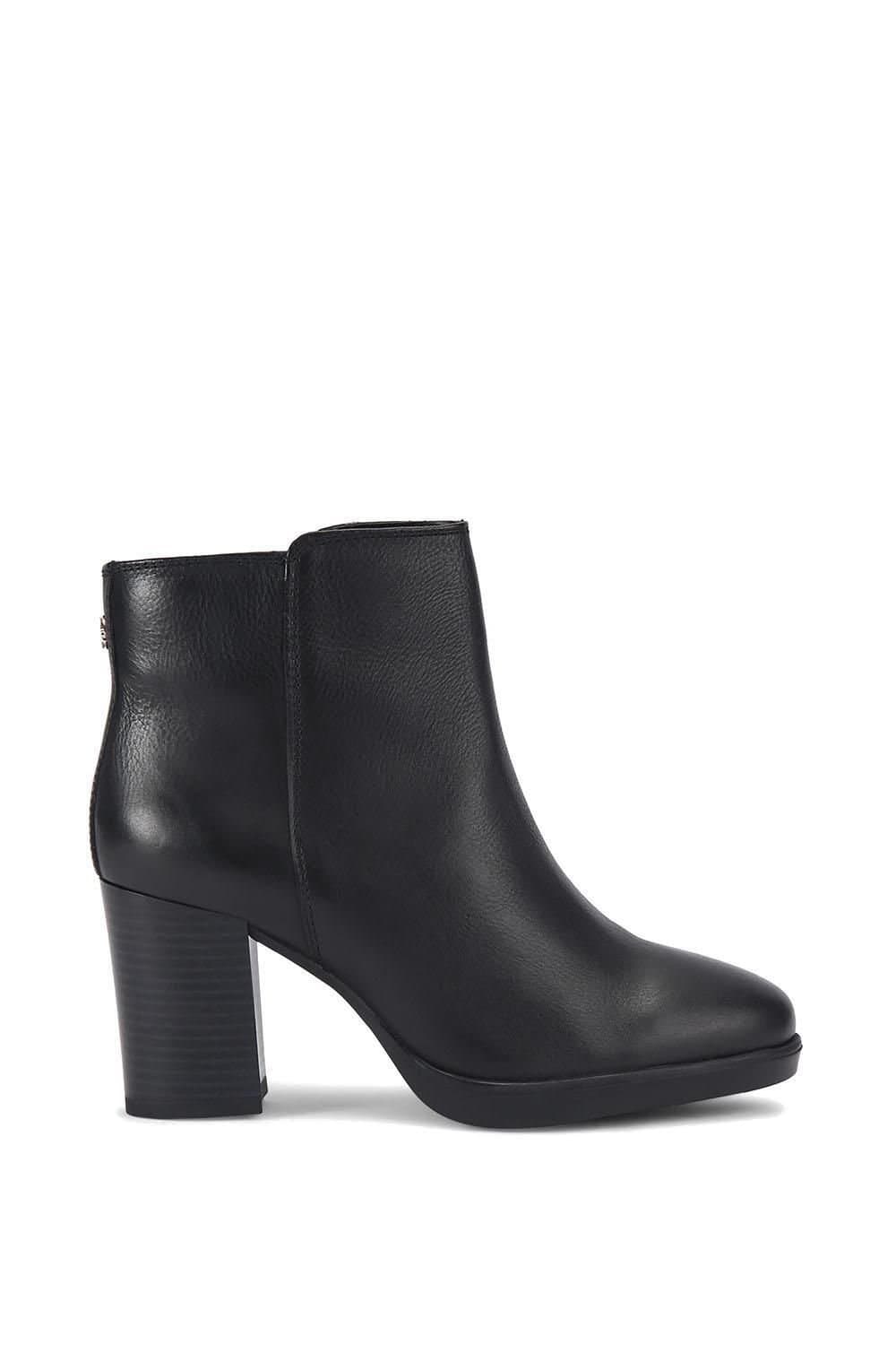 KG Kurt Geiger KG Kurt Geiger Black Leather Ankle Boots