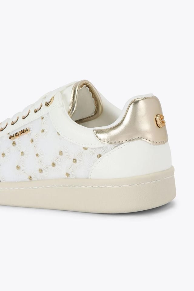 Carvela Carvela Women's 'Fiora Sneaker' Trainers in White - 3