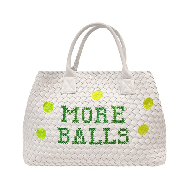 Lilly Loves Lilly Loves Women's White Woven More Balls Bag - 2