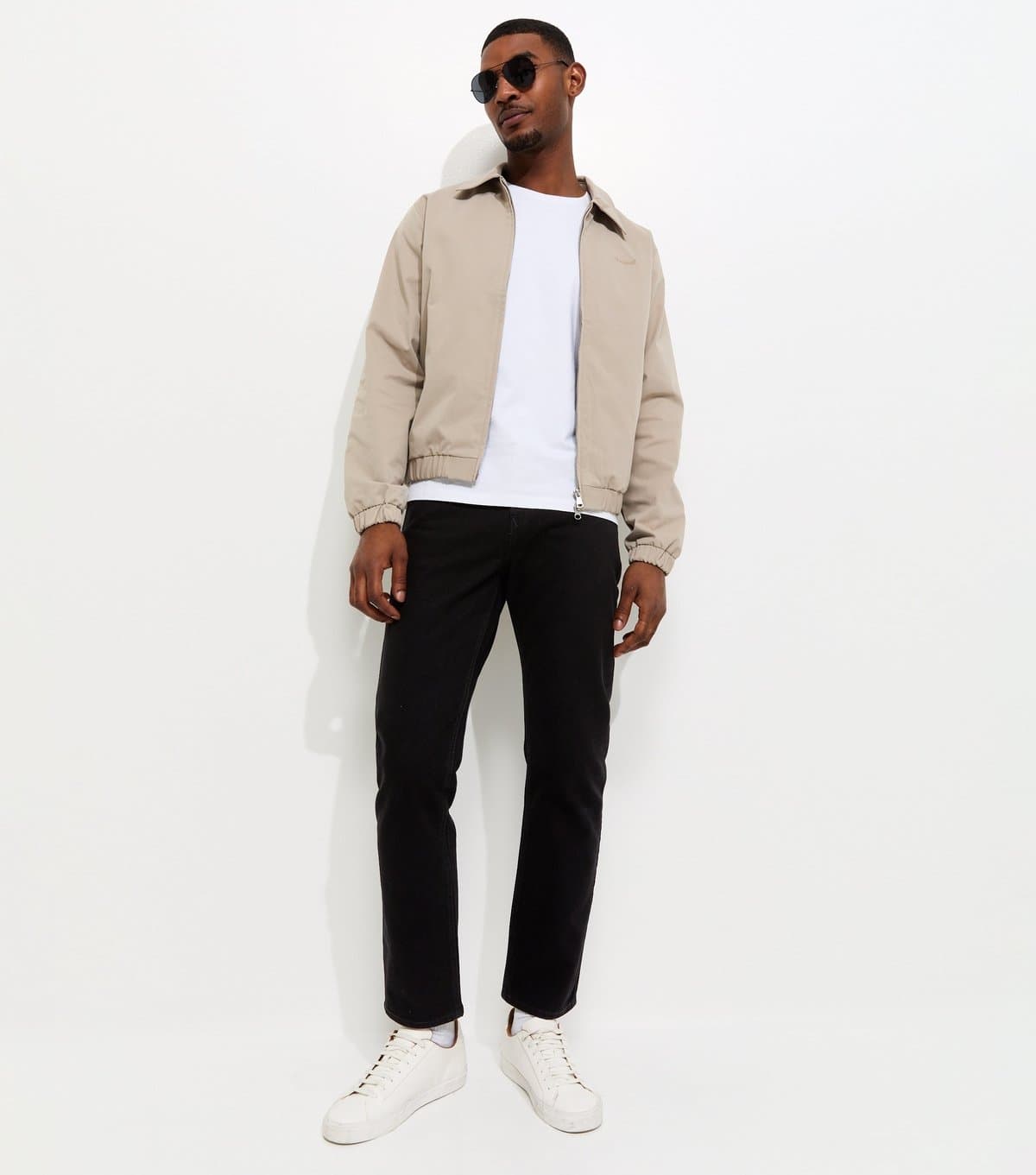 New Look Men's Black Regular Straight Leg Jeans New Look