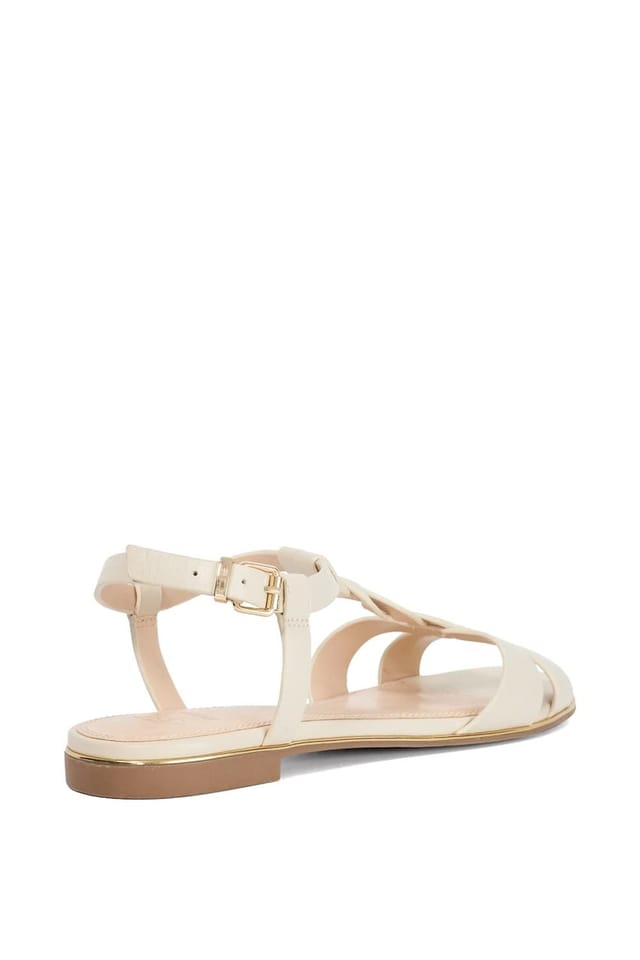 Dune London Dune London Women's 'Lylar' Leather Sandals in Natural - 3