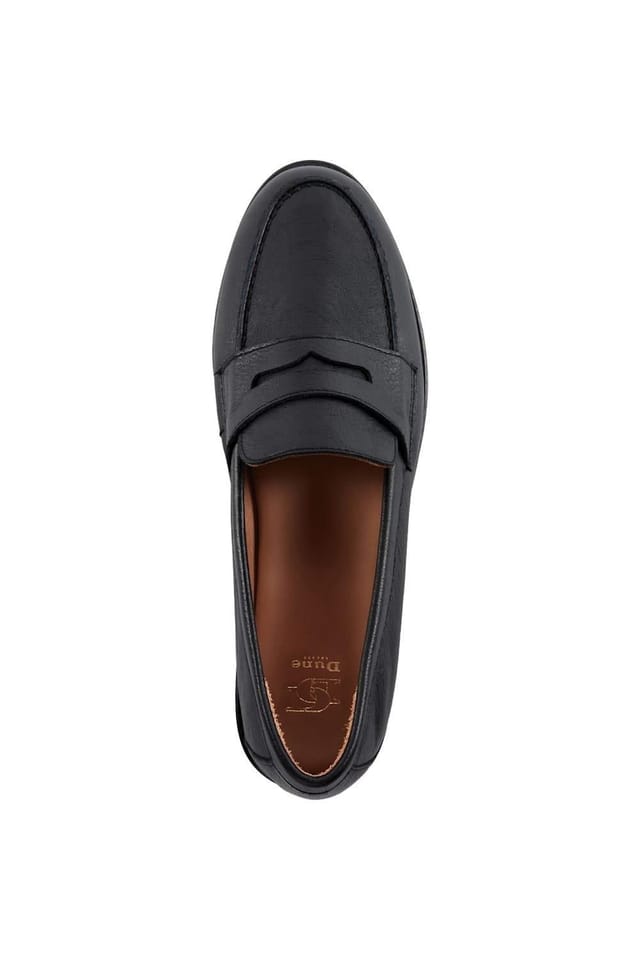 Dune London Dune London Women's 'Ginelli' Leather Loafers in Black - 3