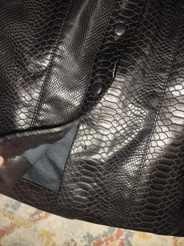 Bershka Bershka faux leather skirt b8
