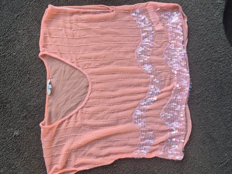 New Look Coral embellished top