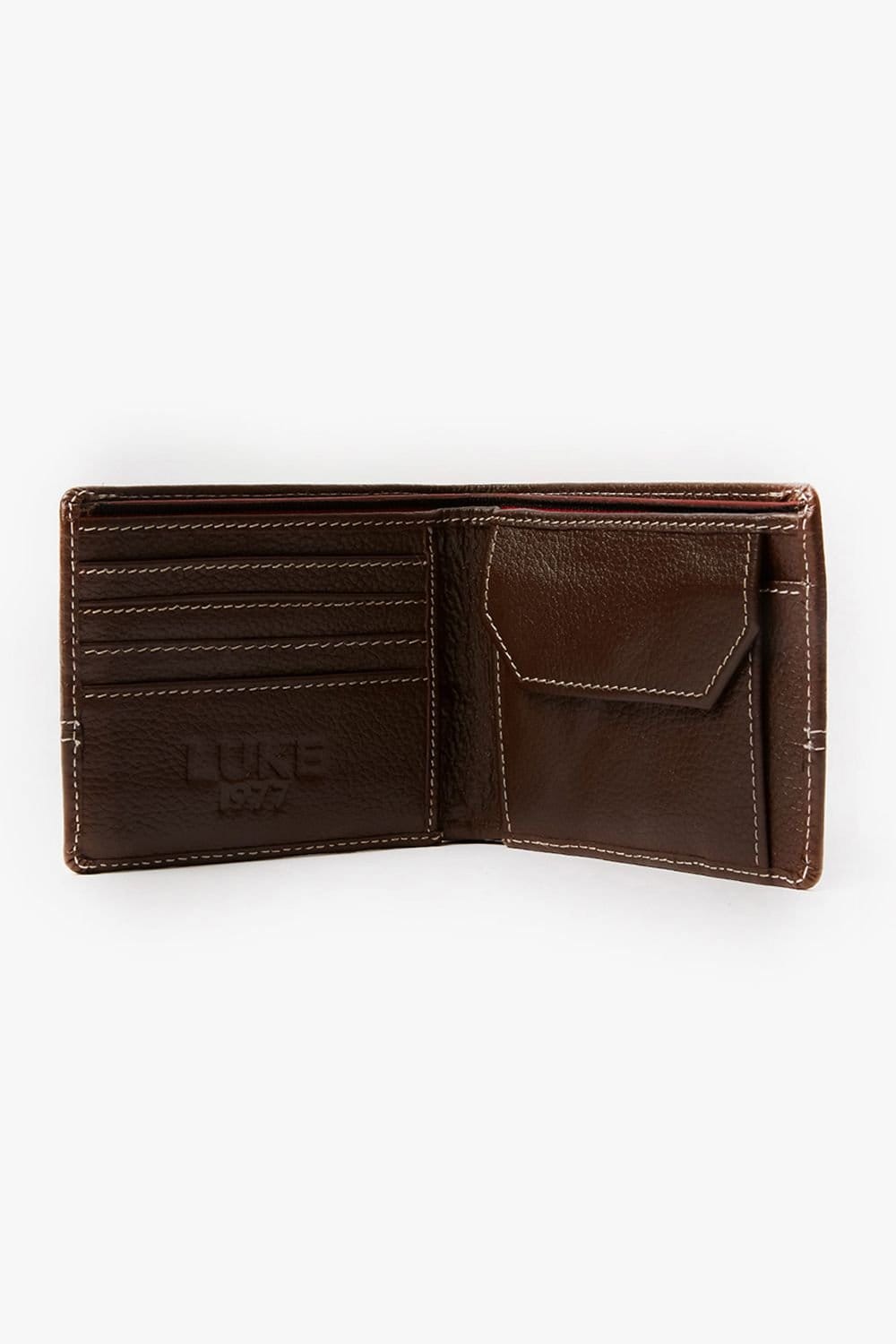 Luke 1977 Luke 1977 Men's Volcombe Leather Wallet in Brown - 4