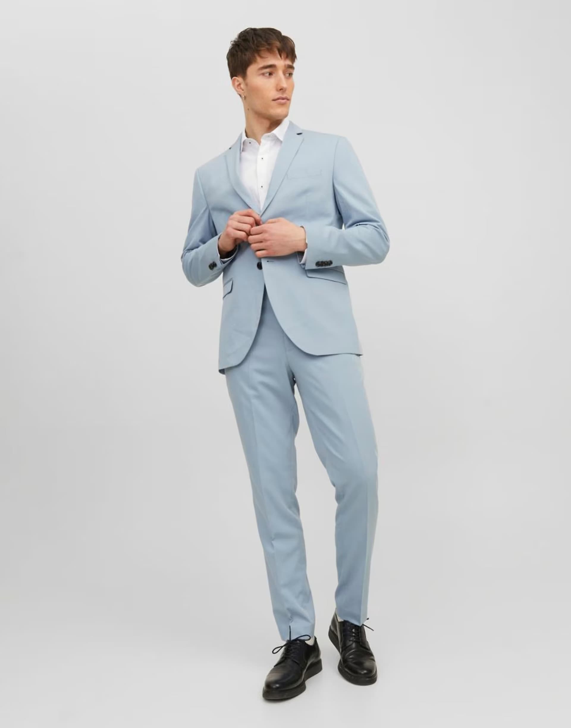 ASOS Jack & Jones Franco slim fit suit in blue