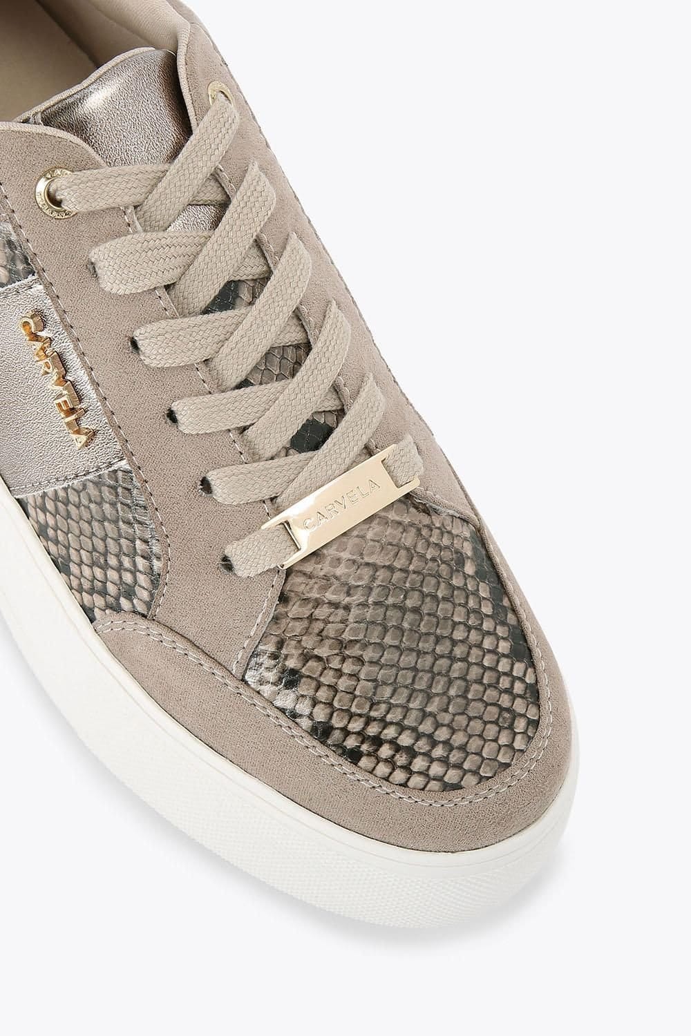 Carvela Carvela Women's 'Jive Lace Up' Trainers in Grey - 4
