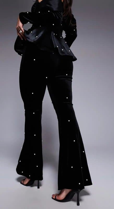 ASOS ASOS Luxe velvet trousers