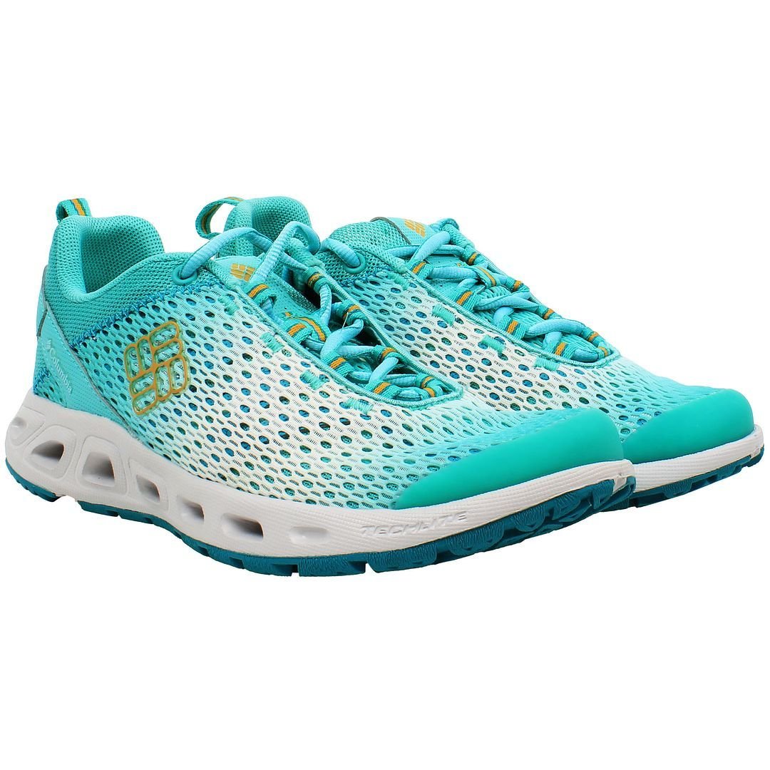 Columbia Columbia Women's Drainmaker Lace-Up Blue Synthetic Trainers - 2