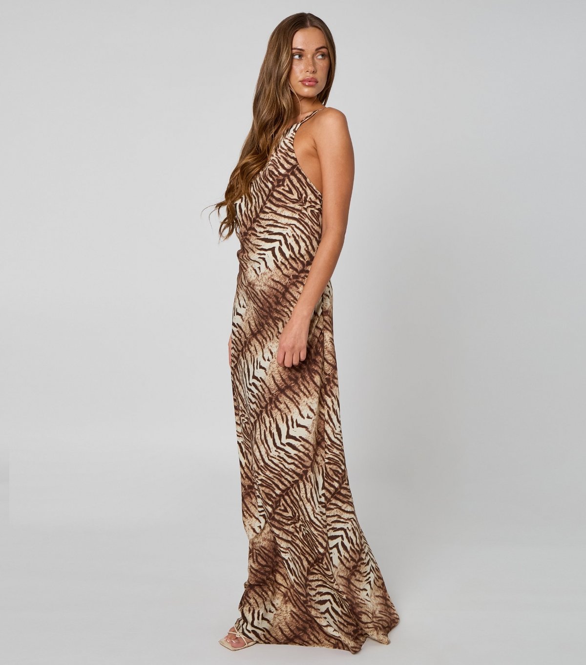 Urban Bliss Women's Brown Zebra Print Maxi Dress Urban Bliss New Look - 3