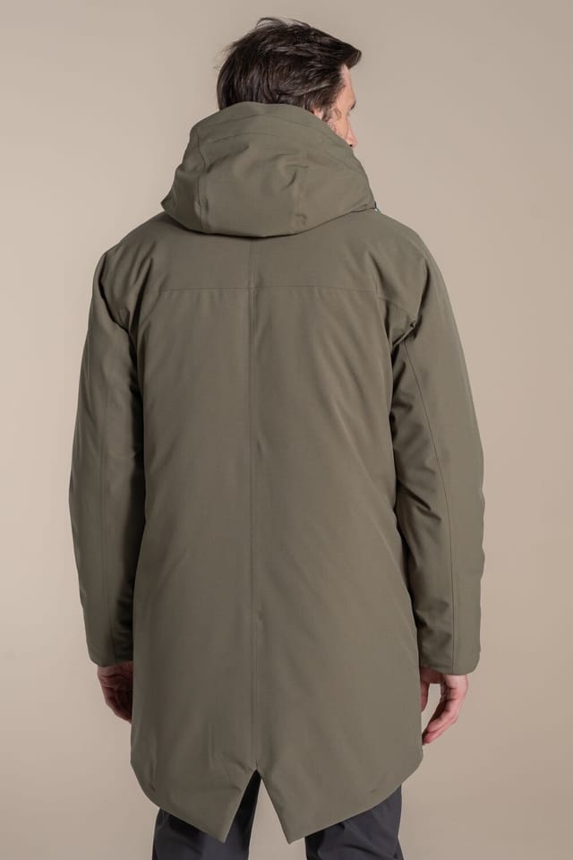 Craghoppers Craghoppers Men's Grisedale Hooded Waterproof Breathable Padded Insulated Jacket in Dark Green - 2