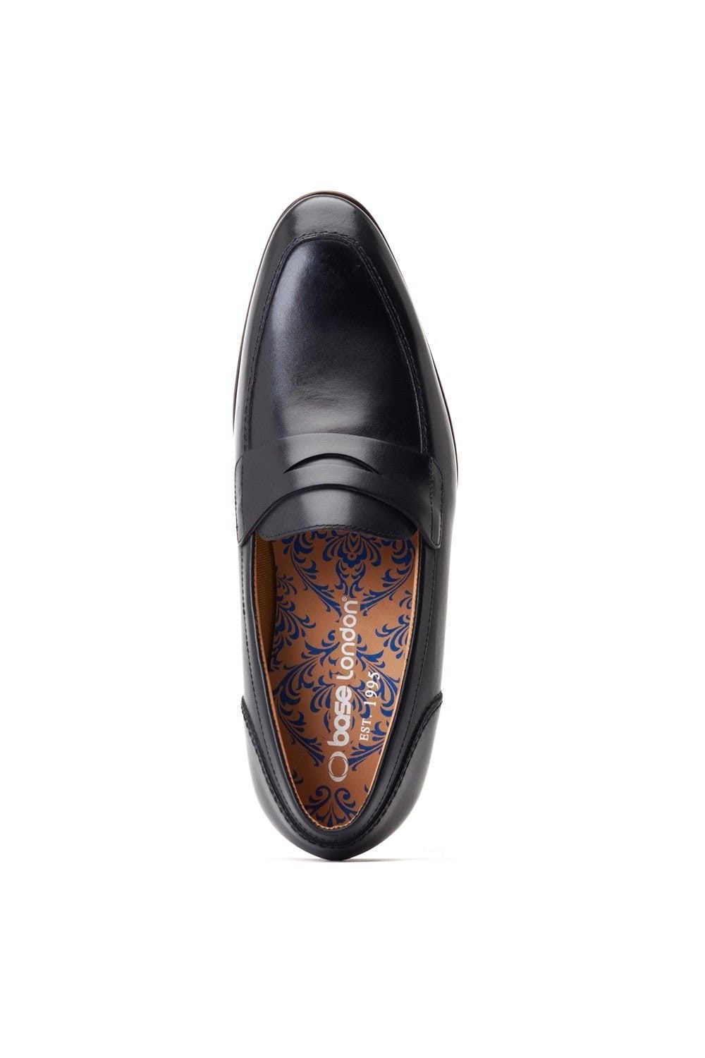 Base London Base London Men's Bruno Penny Loafer in Black - 4