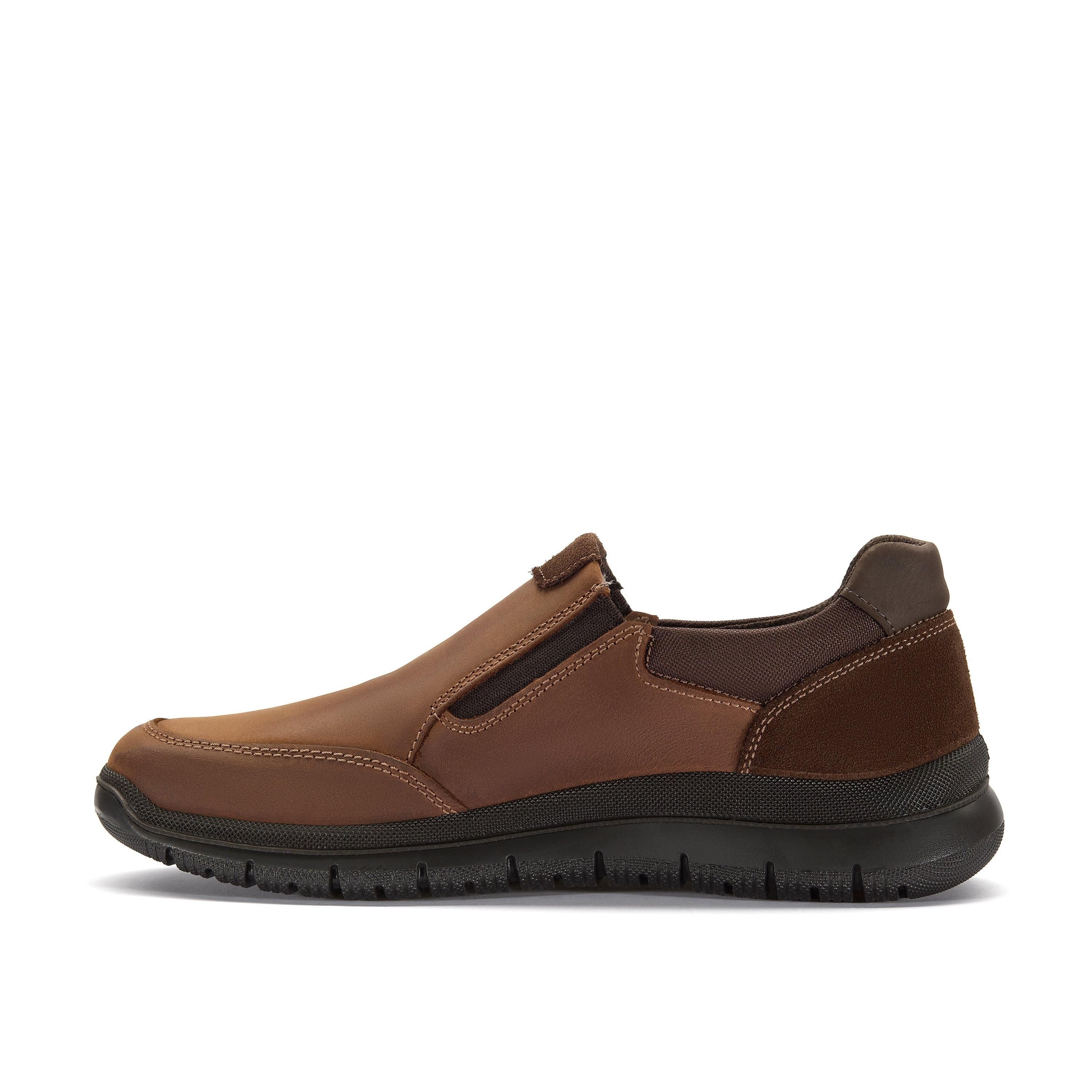 Clarks Clarks Men's Murano Easy Tan Leather Slip Ons in Brown - 2