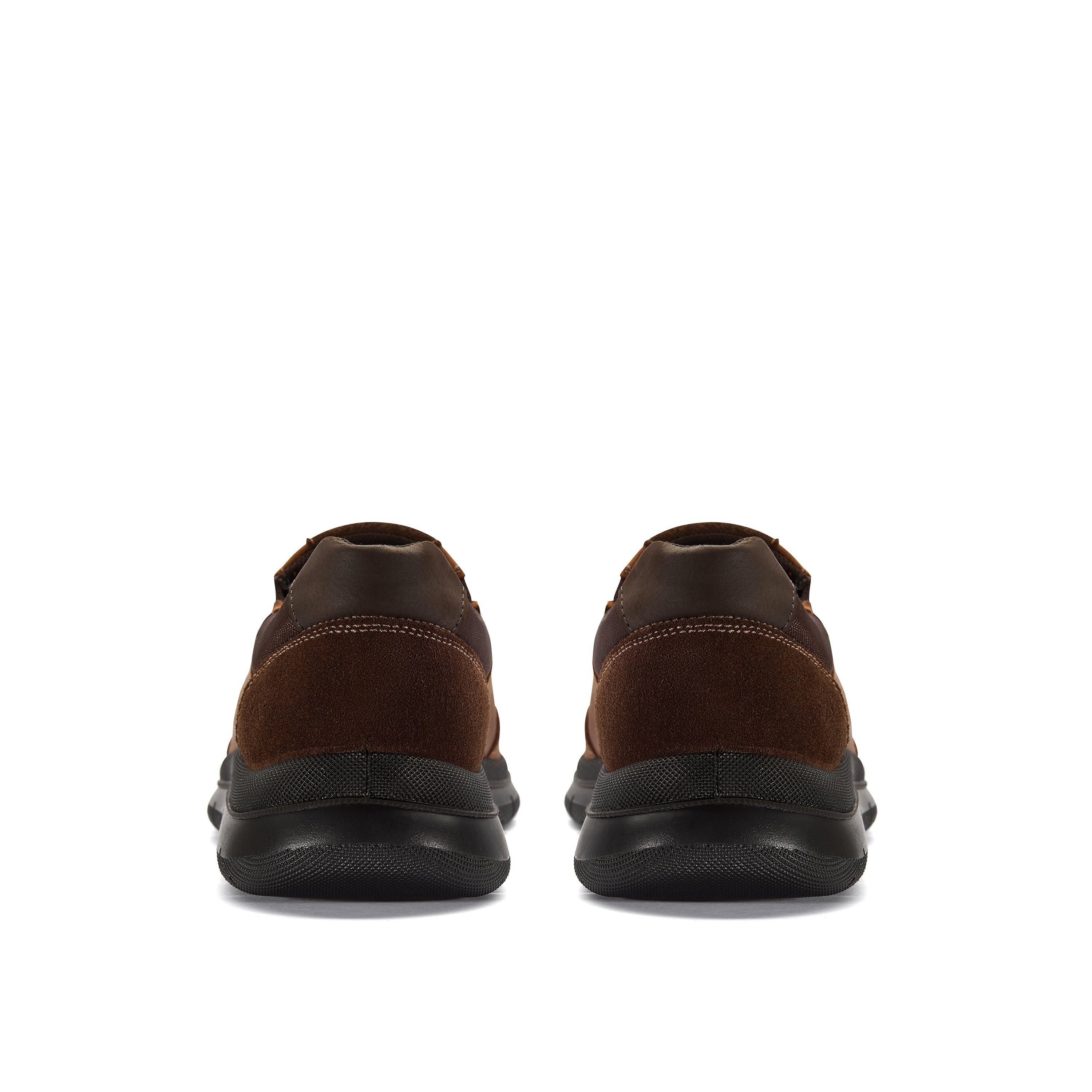 Clarks Clarks Men's Murano Easy Tan Leather Slip Ons in Brown - 3